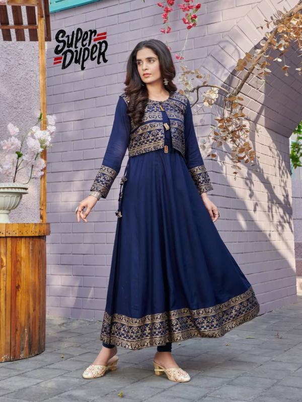 Super Duper Hit Rayon Fancy Long Kurti Collection